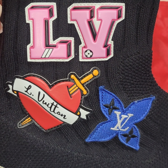 LOUIS VUITTON AFTERGAME SOCK SNEAKERS PATCH FABRIC 39 IN GREAT CONDITION! - Picture 9 of 16